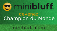 Doriane joue au Minibluff